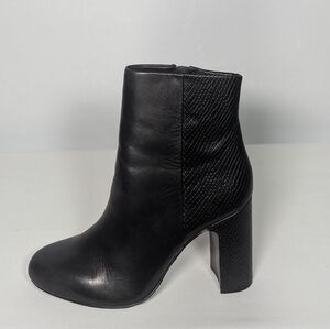 NEW ALDO Womens Priraveth Leather Ankle Boot sz 8 black